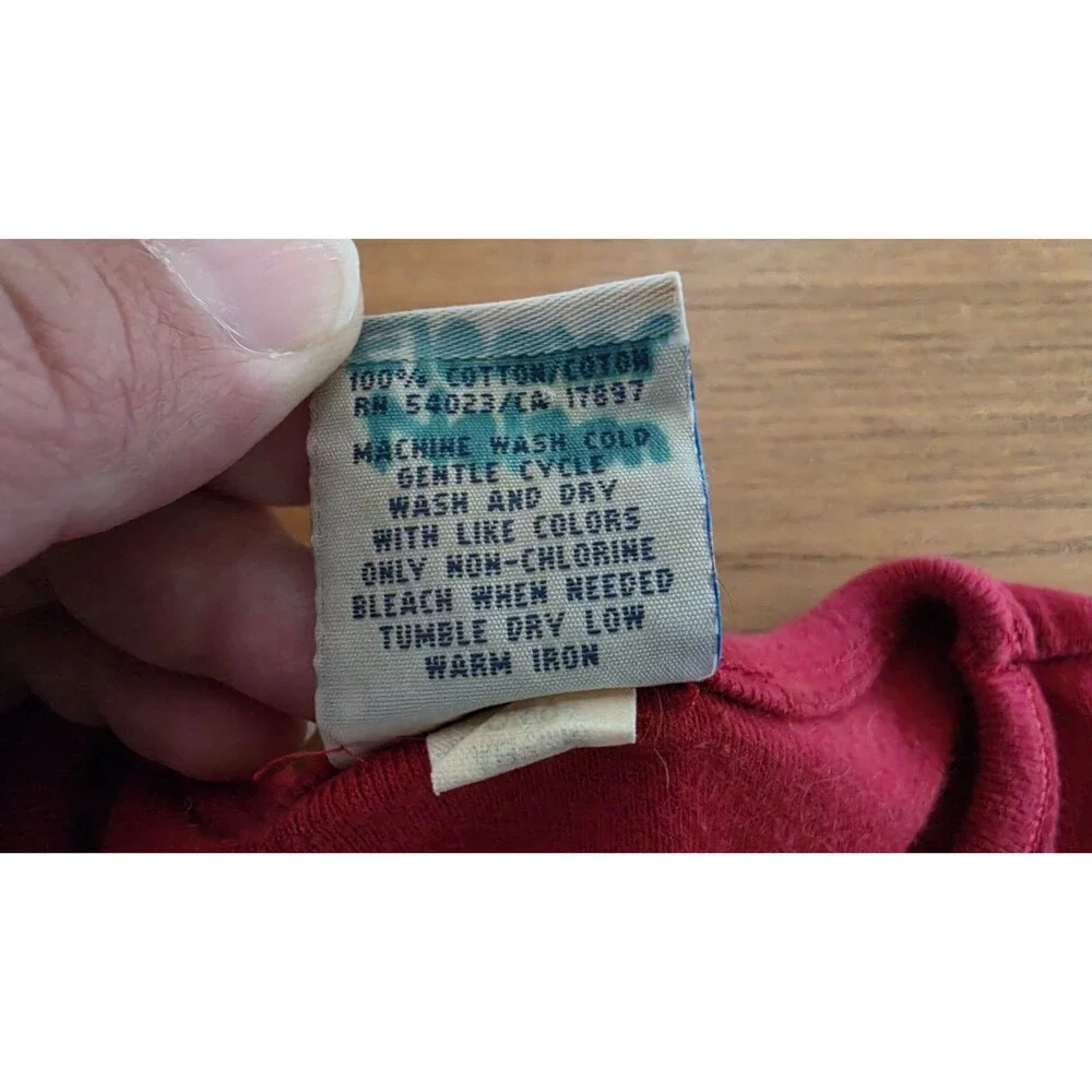 Old Navy Girl's Red Short Sleeve Top Size L Vintage READ Description